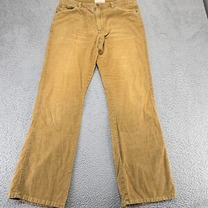 American Eagle Outfitters Pants Mens 32x34 Brown Corduroy Bootcut Mid Rise Chino